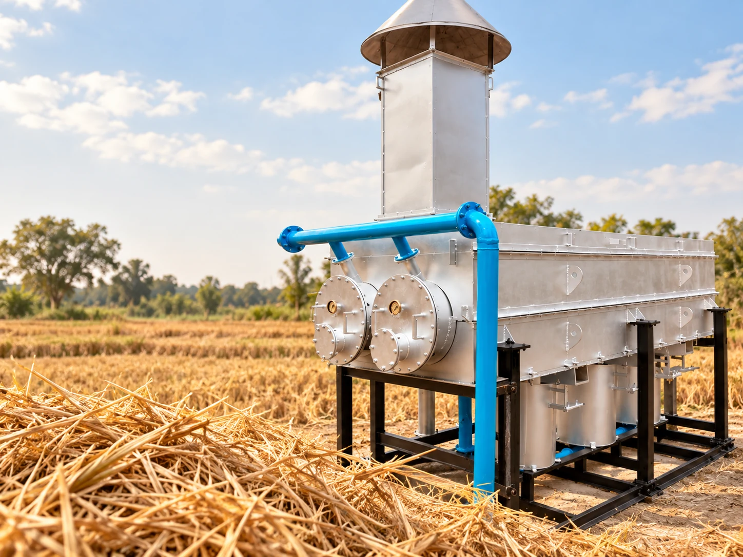 University of Agricultural Sciences, Bengaluru, Biochar from rice straw, 200 kg (illustrative image)