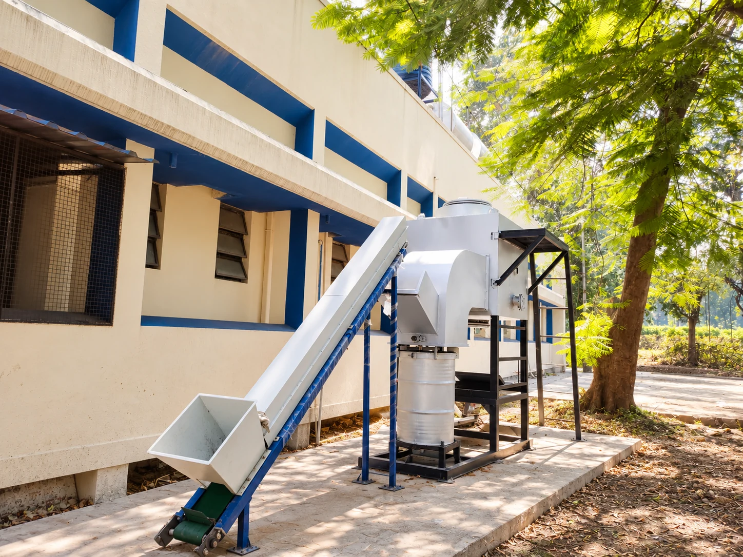 Gandhi Bhavan Blind School, 500 kg, hot water, Pune (illustrative image)